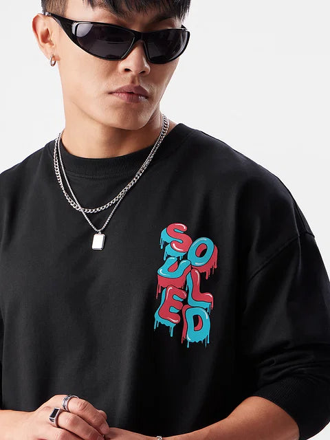 TSS Originals: Drip Check Oversized Full Sleeve Summer Pullover