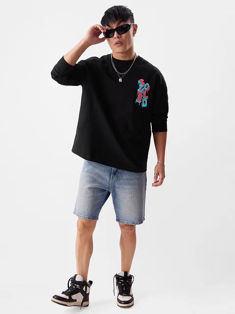 TSS Originals: Drip Check Oversized Full Sleeve Summer Pullover
