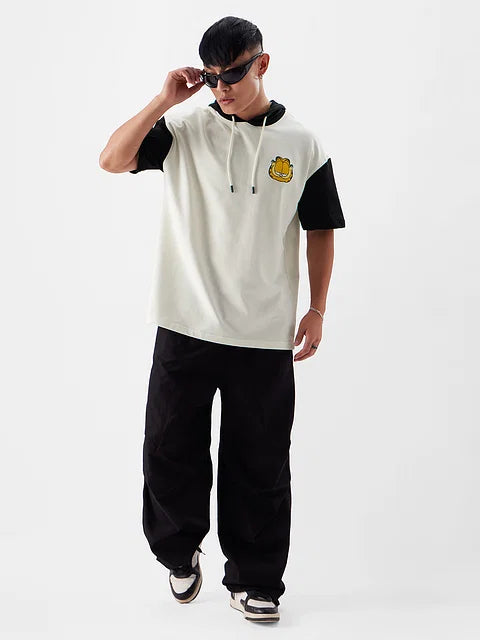 Garfield: Guarding Me? Hooded T-Shirts