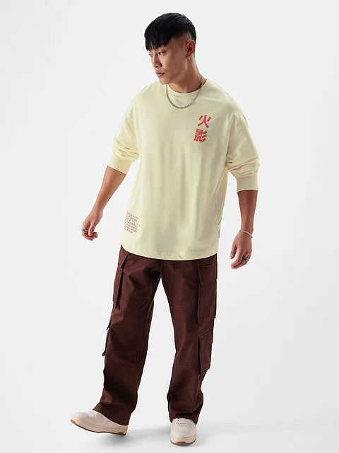 Naruto: Hokage Oversized Full Sleeve Summer Pullover