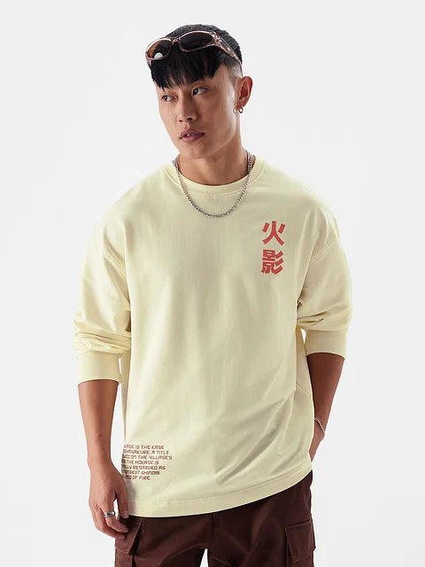 Naruto: Hokage Oversized Full Sleeve Summer Pullover