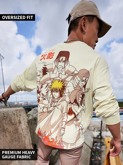 Naruto: Hokage Oversized Full Sleeve Summer Pullover