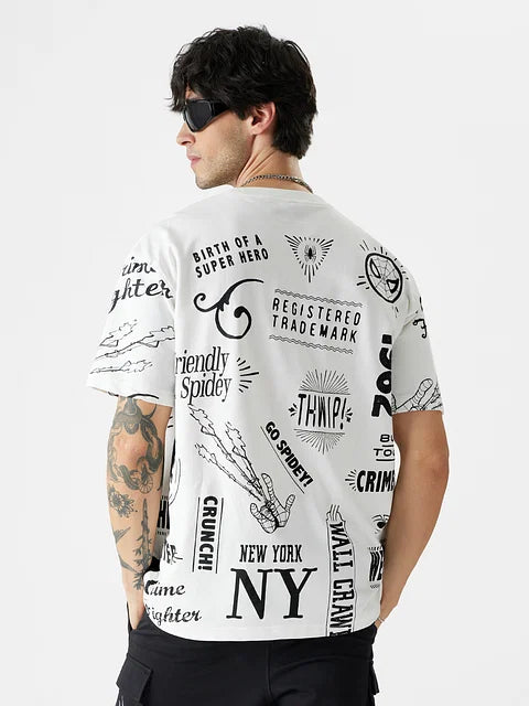 Spider-Man: Crime Fighter Oversized T-Shirts
