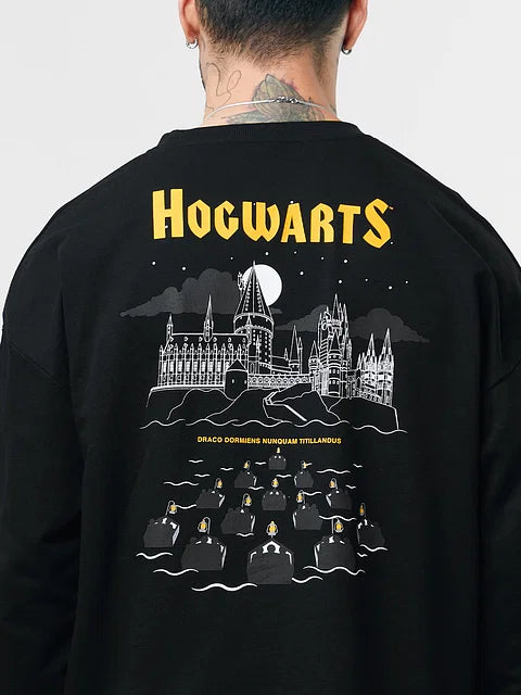 Harry Potter: Hogwarts Oversized Full Sleeve Summer Pullover