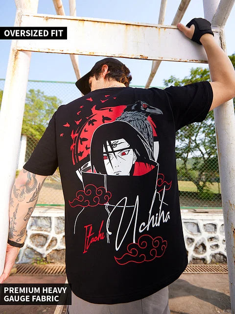 Naruto: Itachi Uchiha Oversized T-Shirts