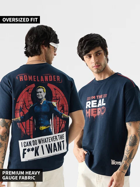 The Boys: The Real Hero Oversized T-Shirts