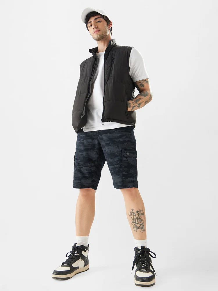 TSS Originals: Navy Camo Men Cargo Shorts