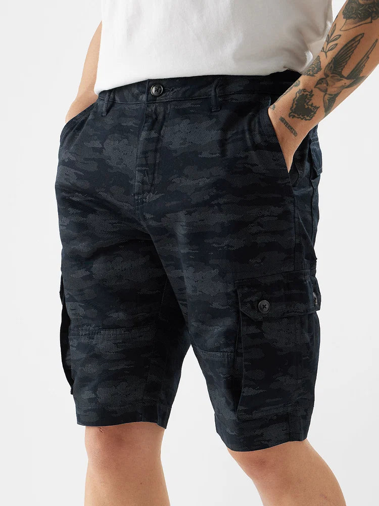 TSS Originals: Navy Camo Men Cargo Shorts