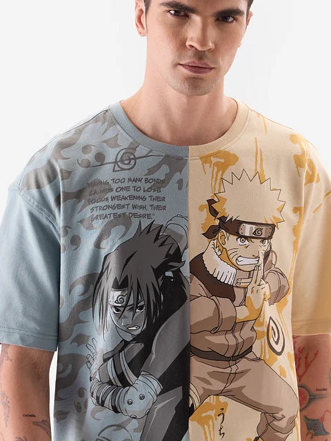 Naruto: Battle Ready Oversized T-Shirts