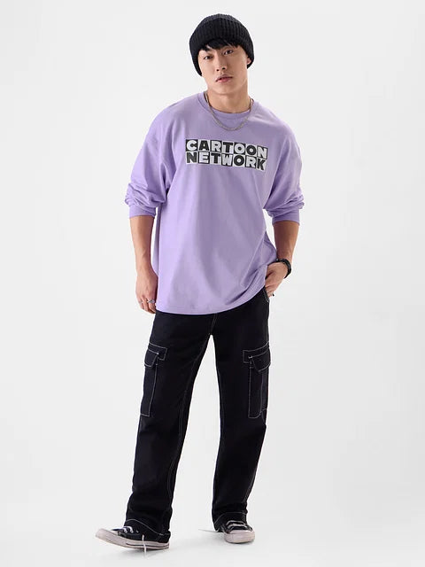 Cartoon Network: Johnny Bravo Oversized Full Sleeve Summer Pullover
