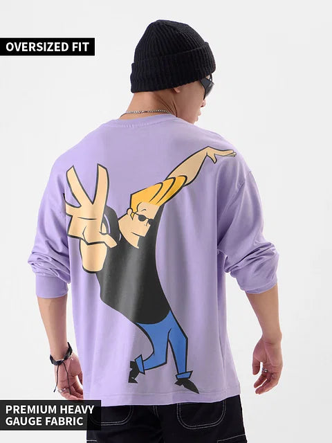 Cartoon Network: Johnny Bravo Oversized Full Sleeve Summer Pullover
