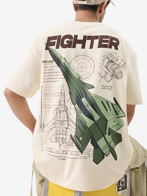 Fighter: SU 30 Flanker Oversized T-Shirts