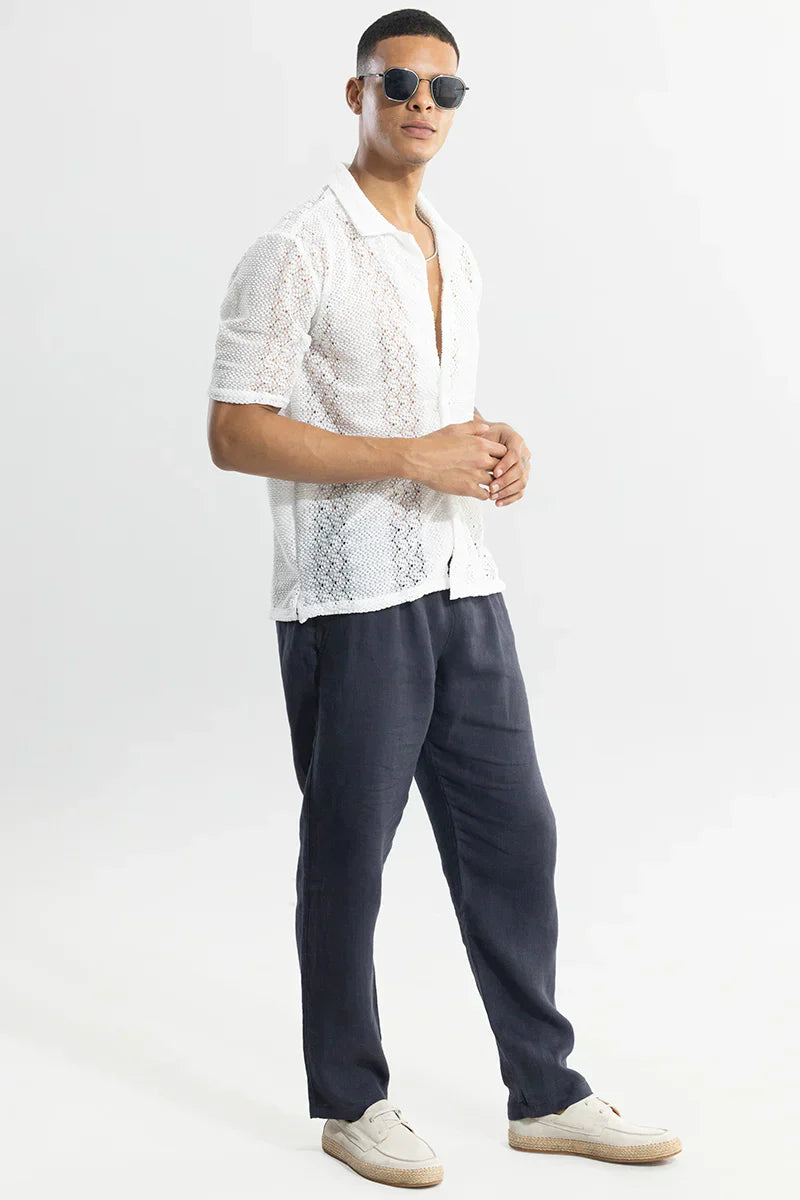 SONSIE WHITE CROCHET SHIRT