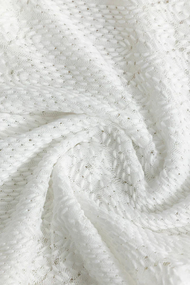 SONSIE WHITE CROCHET SHIRT
