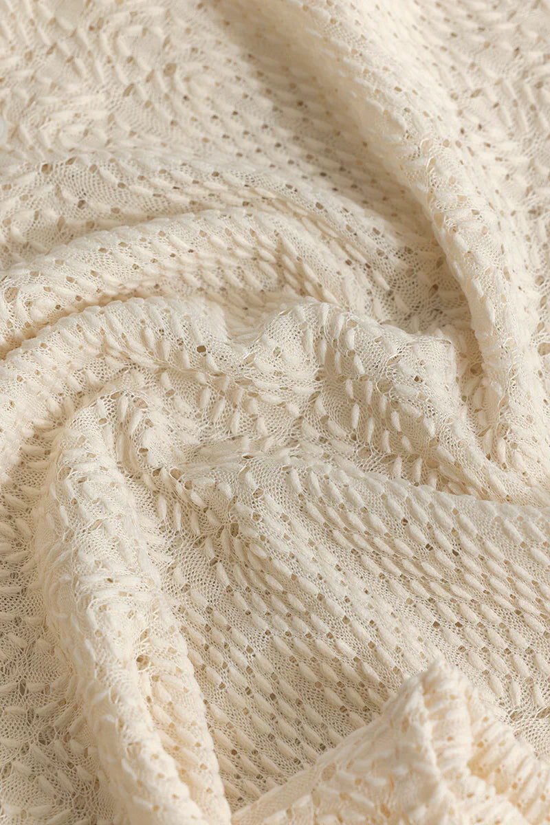 SONSIE CREAM CROCHET SHIRT