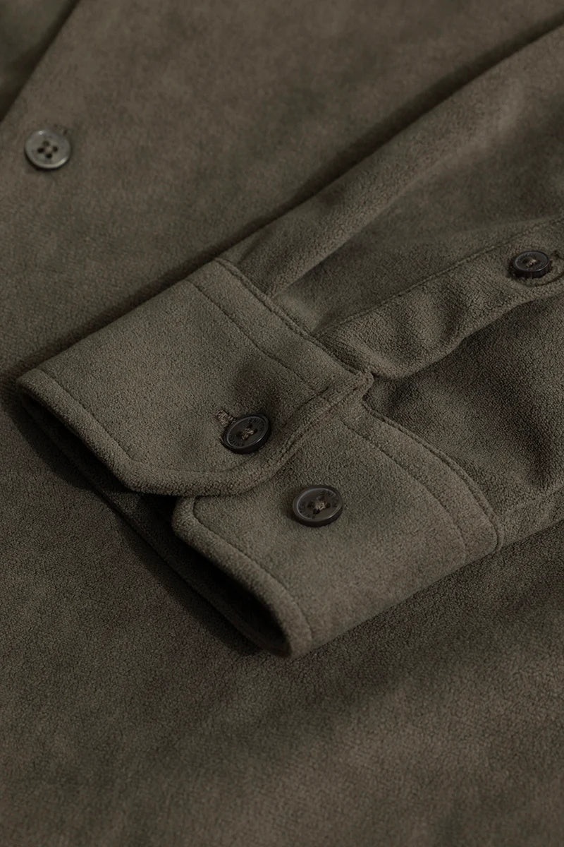 SUEDE PULSE SHADOW GREY SHIRT