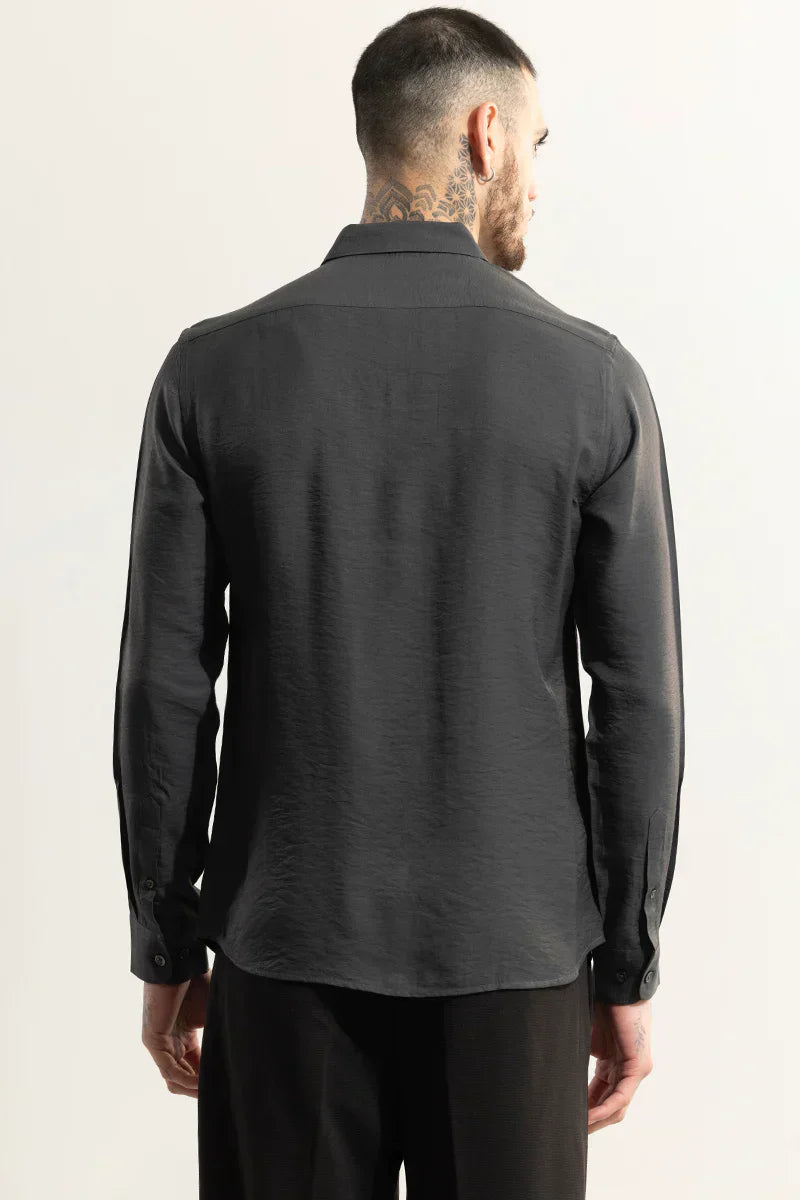 SQUASH SERENE COAL BLACK SHIRT