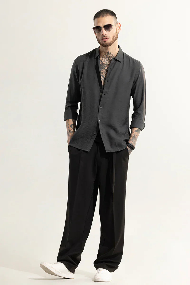 SQUASH SERENE COAL BLACK SHIRT