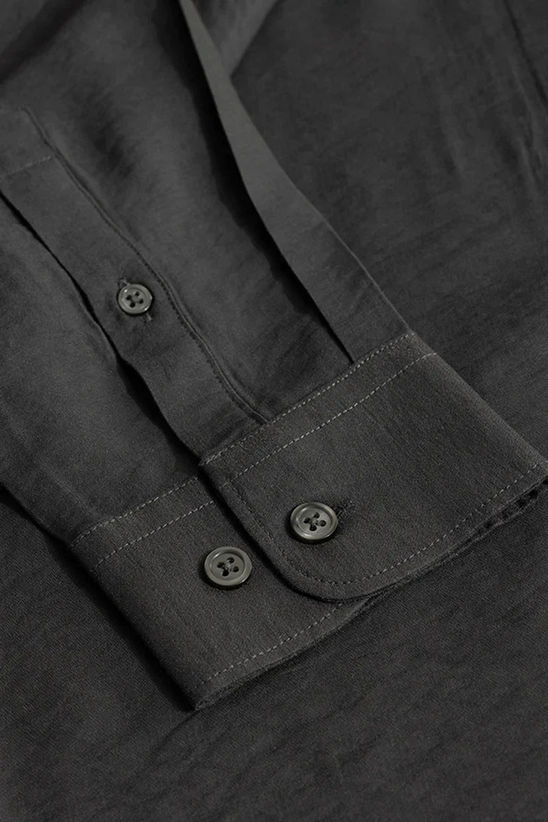 SQUASH SERENE COAL BLACK SHIRT