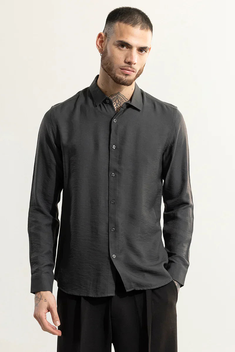 SQUASH SERENE COAL BLACK SHIRT