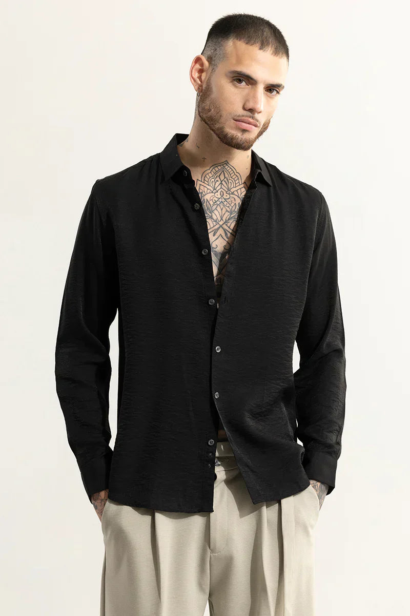 SQUASH SERENE BLACK SHIRT