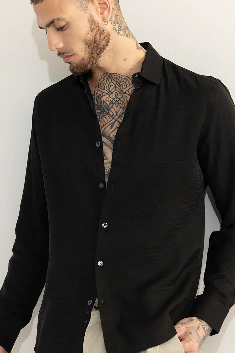 SQUASH SERENE BLACK SHIRT