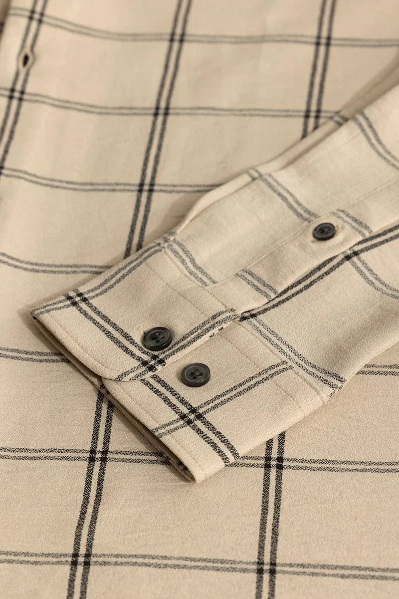 BLOCKADE CHECKS BEIGE SHIRT