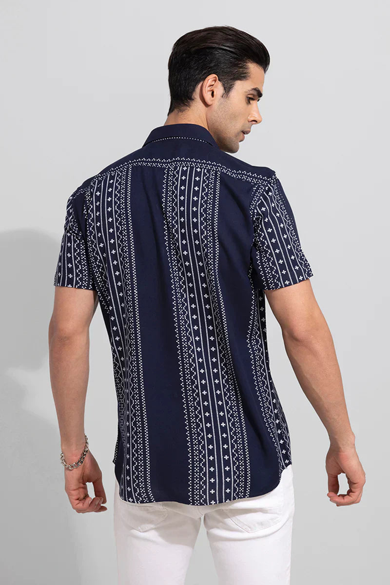 KOLAM NAVY SHIRT