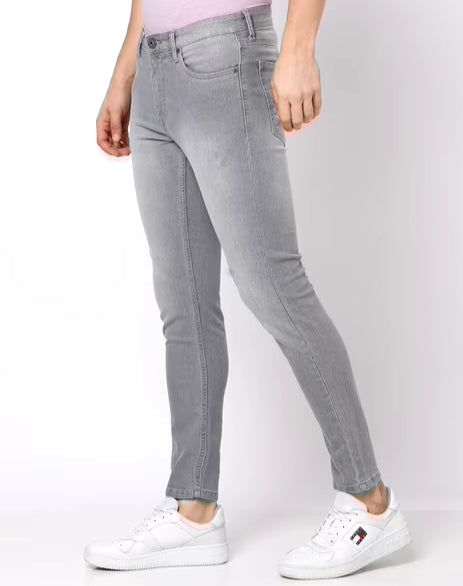 Lightly Washed Skinny Fit Jeans