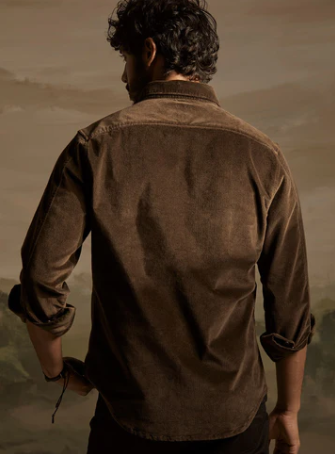 Olive Men's Full Sleeve Shirt