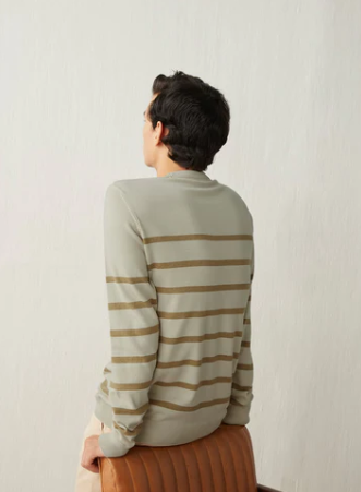 Bronze Stripe Pullover