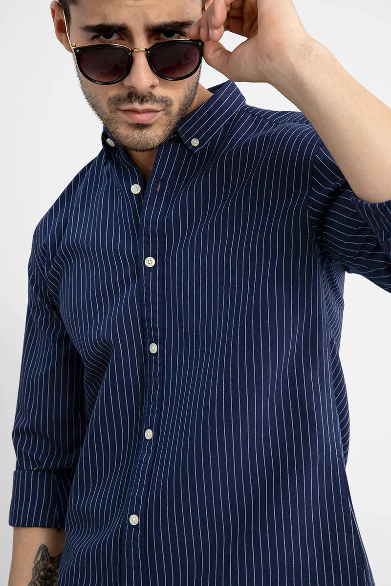 LINING NAVY SHIRT