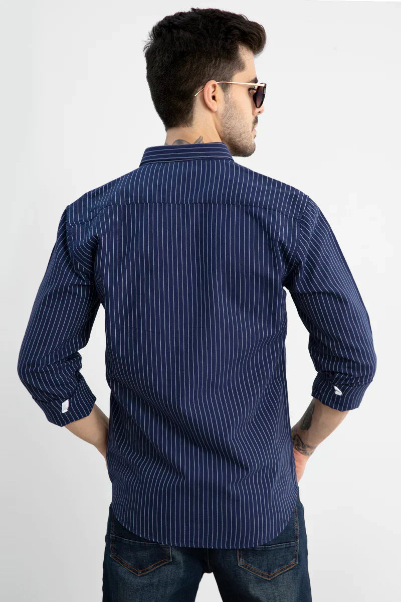 LINING NAVY SHIRT