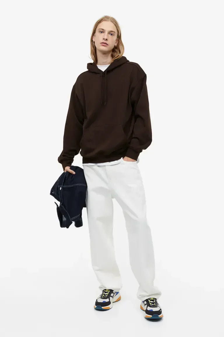 Plain Loose Fit Hoodie
