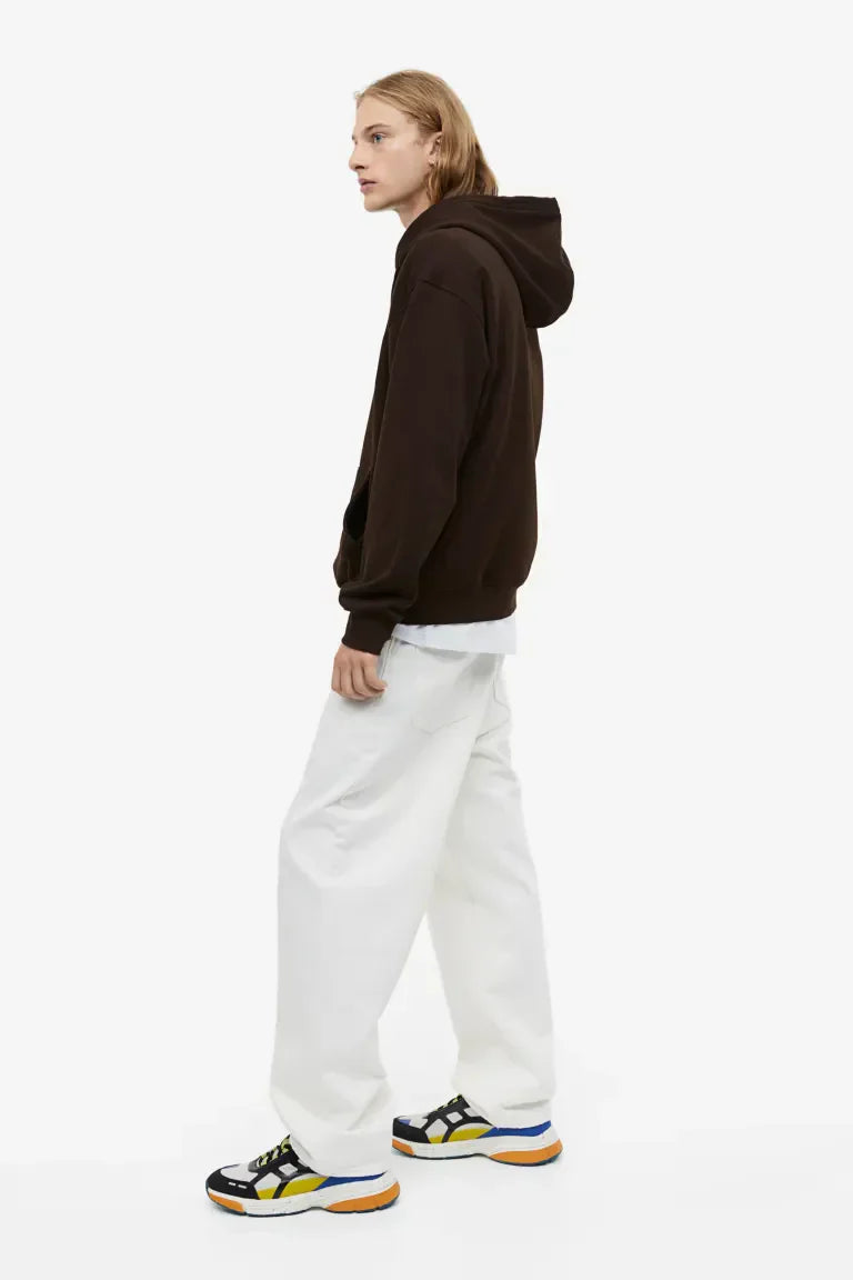 Plain Loose Fit Hoodie